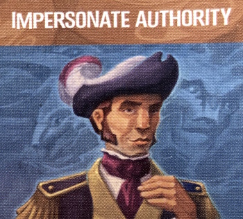 Spirit Island card: Impersonate Authority